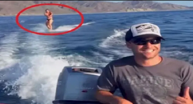Photo of Γυναίκα κάνει wakeboard όταν νιώθει κάτι περίεργο να την πλησιάζει από πίσω – Μόλις δείτε τι είναι θα μείνετε άφωνοι (Video)