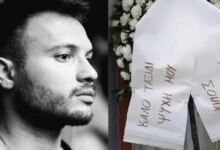 Photo of «Καλό ταξίδι ψυχή μου»: Oδύνη στην κηδεία του μηχανοδηγού Νίκου Ναλμπάντη που σκοτώθηκε στα Τέμπη