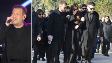 Photo of Χάρης Κωστόπουλος: Στη Γλυφάδα η κηδεία του – Υποβασταζόμενη από τους γιους τους, η σύζυγός του