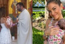 Photo of «Η καρδιά μου είναι τόσο γεμάτη»: Η κόρη της Μαρία Μενούνος έγινε 40 ημερών! Στην εκκλησία για “να πάρουν την ευχή” από τον ιερέα