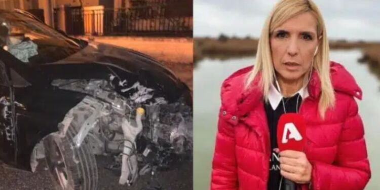 Σε άσχημη κατάσταση γνωστή δημοσιογράφος – Τράκαρε ο γιός της