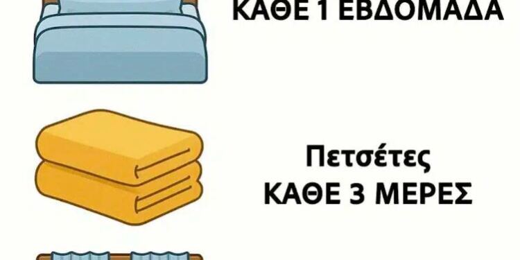 Οι περισσότεροι το κάνουν αυτό λάθος. Δείτε πόσο συχνά πρέπει να ανανεώνετε τα πάντα