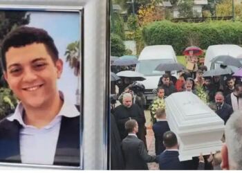 Δάκρυσε και η Παναγία στην κηδεία του 24χρονου Σωτήρη που σκοτώθηκε στο τροχαίο στη Λούτσα – Συντετριμμένη η μητέρα του