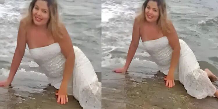 Νύφη πόζαρε για μια φωτογραφία, όταν άκουσε τον γαμπρό να φωνάζει – Όταν το κατάλαβε, ήταν αργά