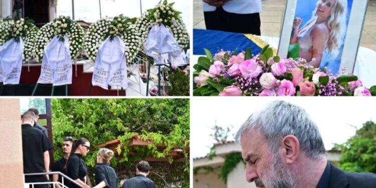 Σε κλίμα οδύνης το τελευταίο ”αντίο” στη Γωγώ Μαστροκώστα: Συντετριμμένοι Τραϊανός Δέλλας και η κόρη τους, Βικτώρια – “Ξεκουράσου, αγάπη μου, πάλι εσένα θα ερωτευόμουν”