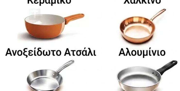 Τα καλύτερα και τα χειρότερα υλικά για μαγειρικά σκεύη