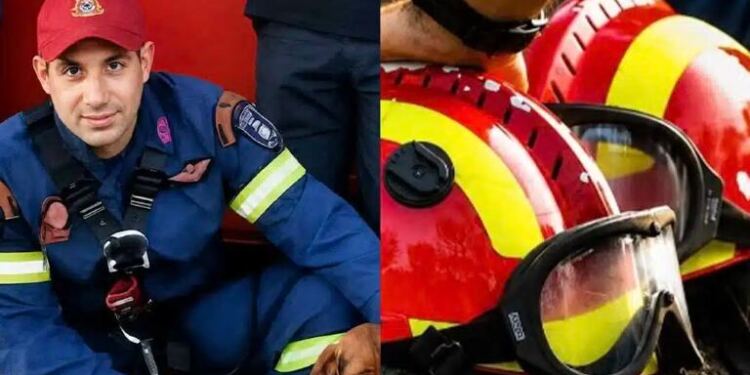 Θλίψη για τον θάνατο του 36χρονου πυροσβέστη Νίκου Παπακωνσταντινόπουλου
