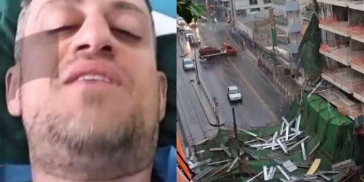 Συγκλονίζει ο διανομέας που καταπλακώθηκε από σκαλωσιά στον Πειραιά – «Με έπιασαν τα κλάματα, σκεφτόμουν την οικογένειά μου»